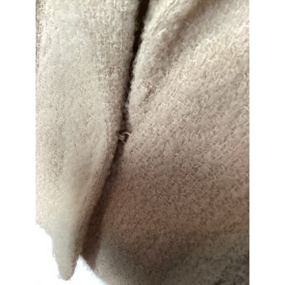 Eileen Fisher Women's Wool Blend Teddy Fuzzy Blazer Jacket Cozy Beige Size Small - Picture 5 of 13